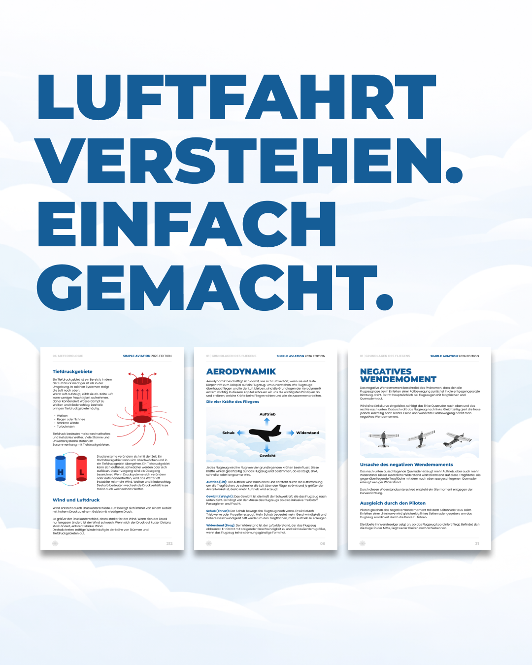 [E-Book] Simple Aviation - 2026 Edition - Deutsch AeroShorts Shop